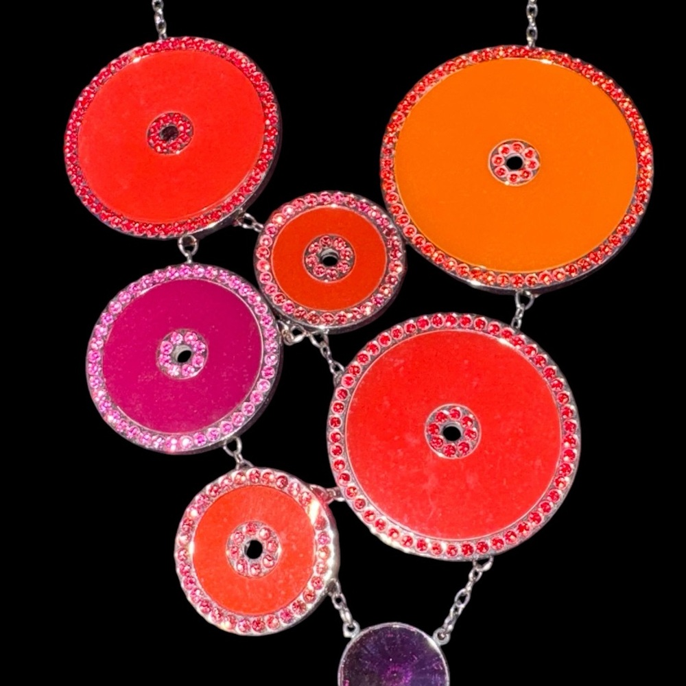 Swarovski noon disc necklace - Picture 4 of 4